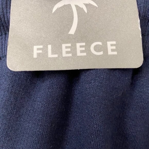 Surf & Swim Co. Fleece Elastic Waist Drawstring Jogger Pants. Dark Navy. Large - Picture 5 of 7